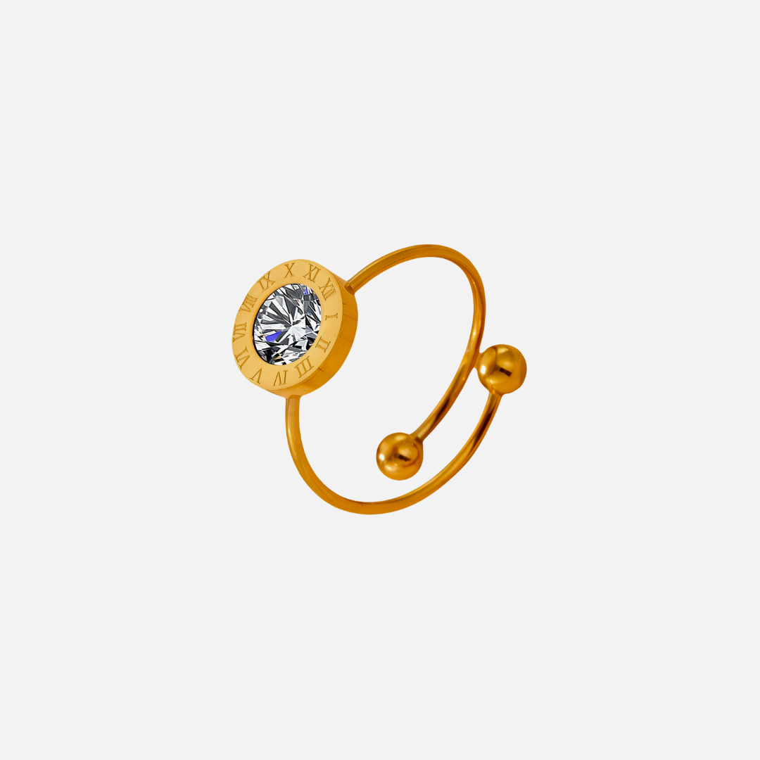 Crystal Dot Ring