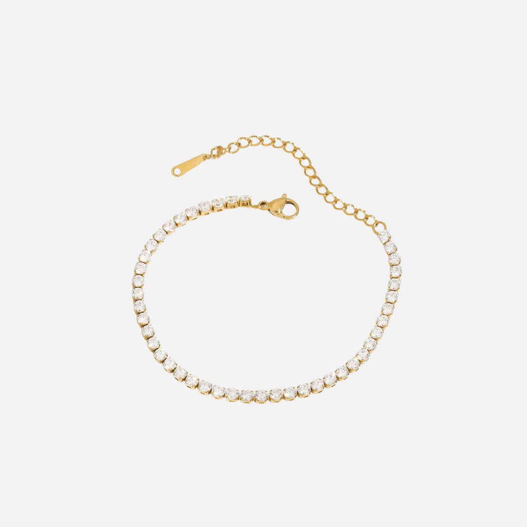 Tennis Bracelet (Gold)