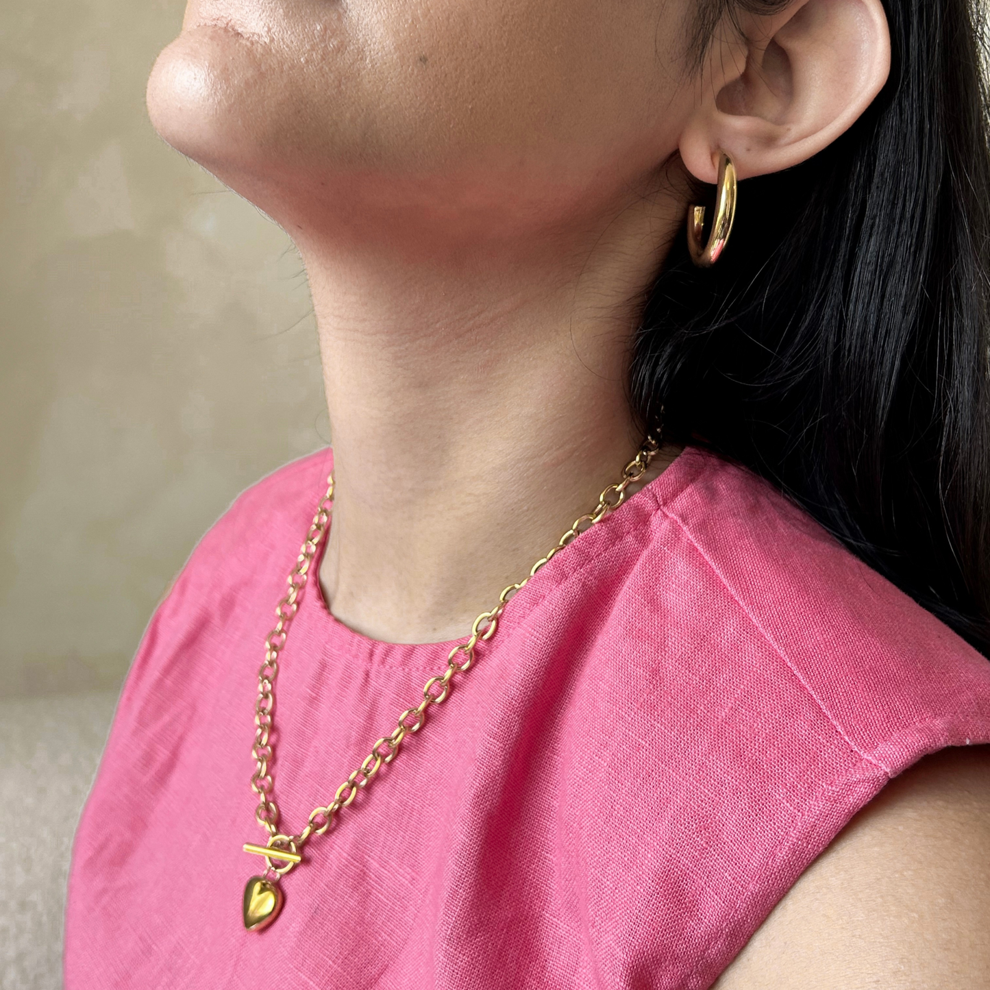 Gold Heart Necklace