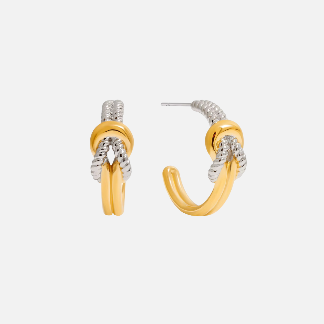 Rope Hoop Earrings