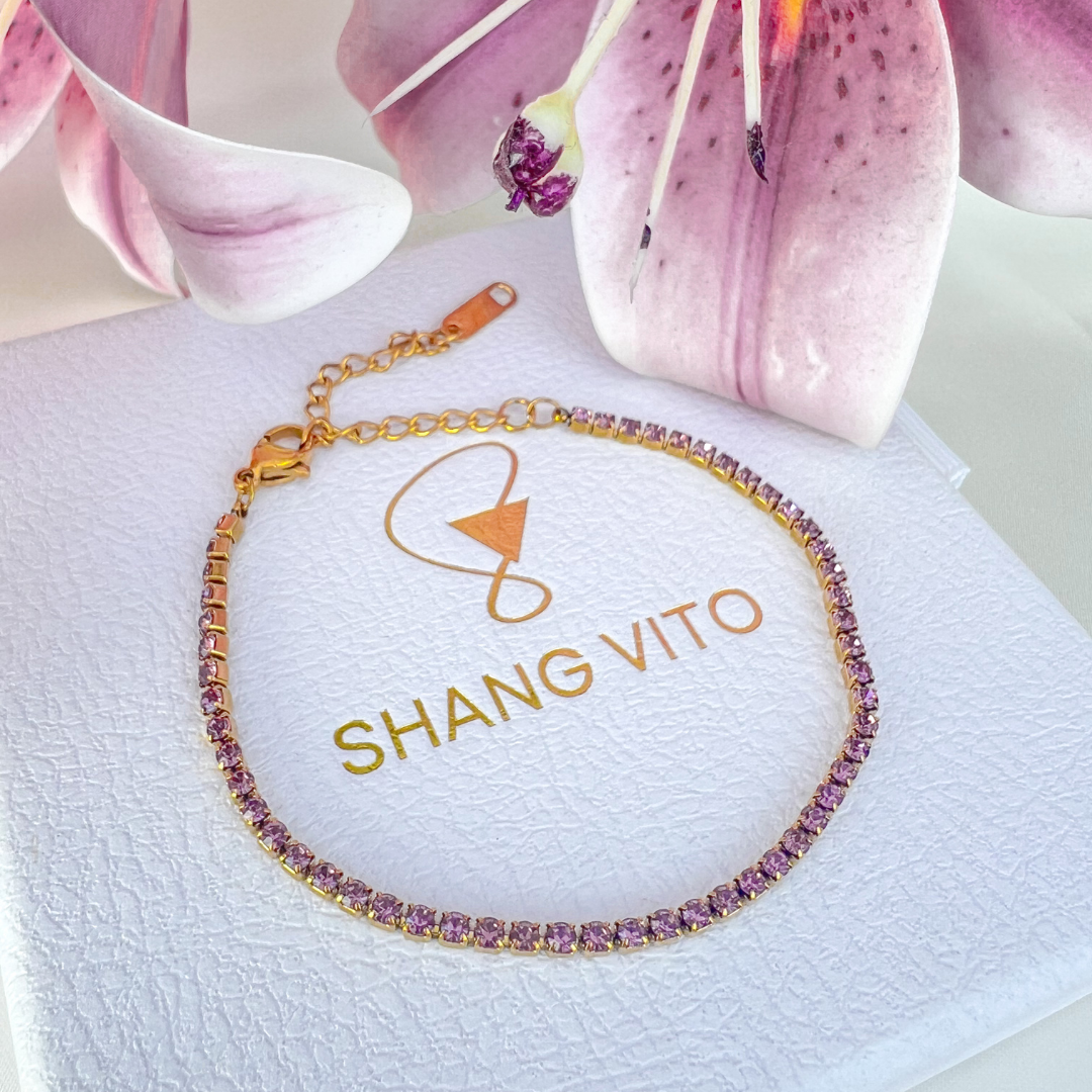 Rose Tennis Bracelet