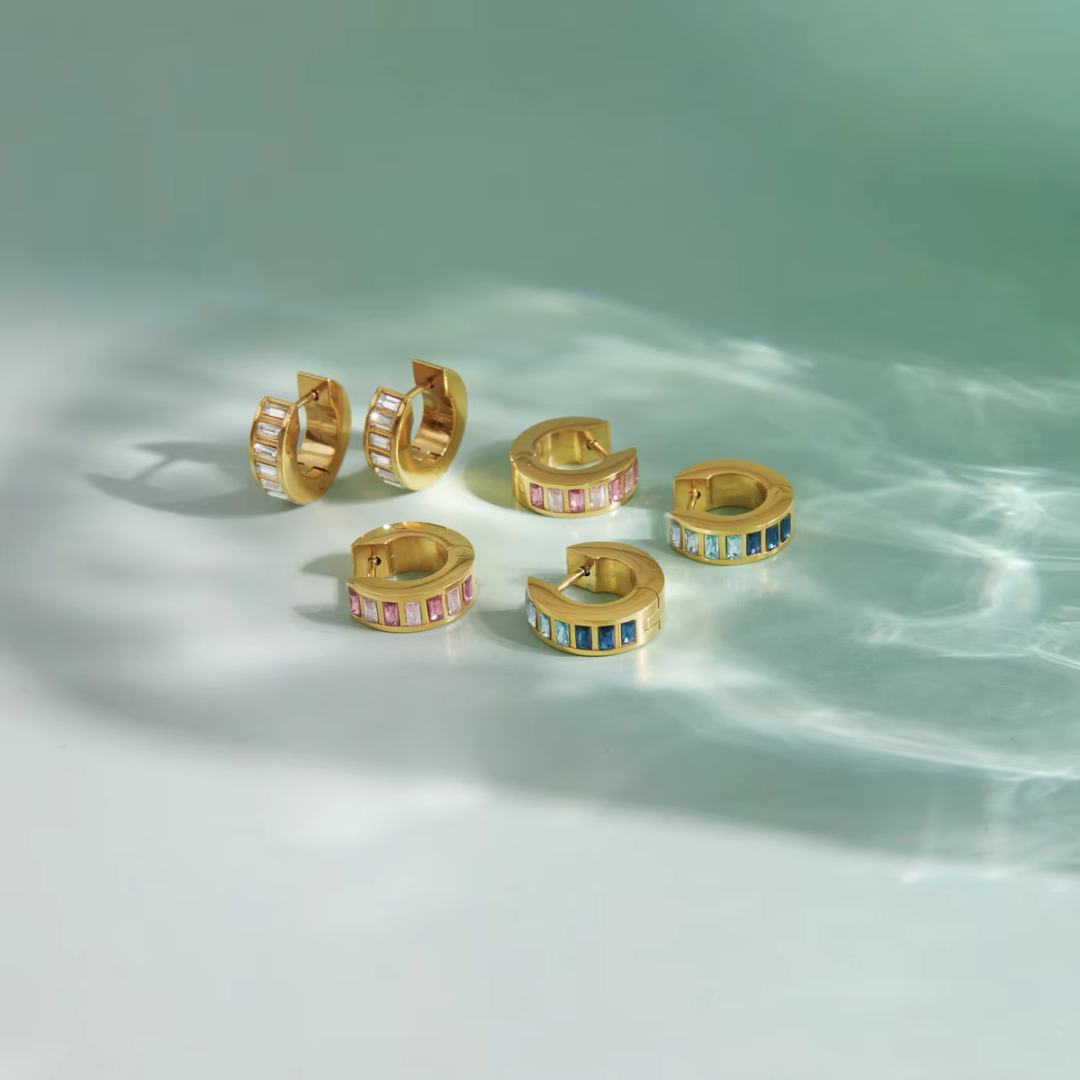 Sol Mini Pink Earrings