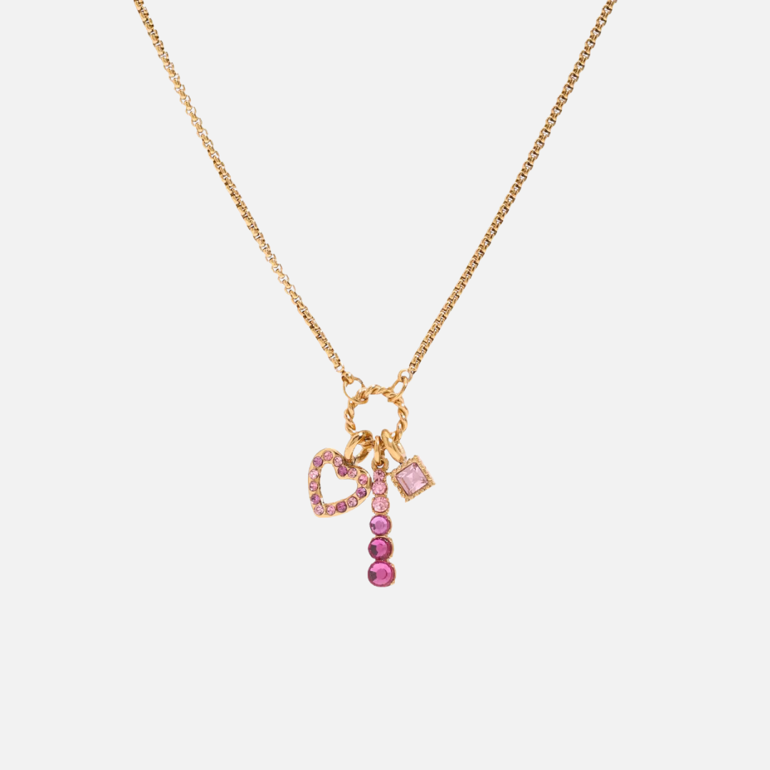 Pink Charm Necklace
