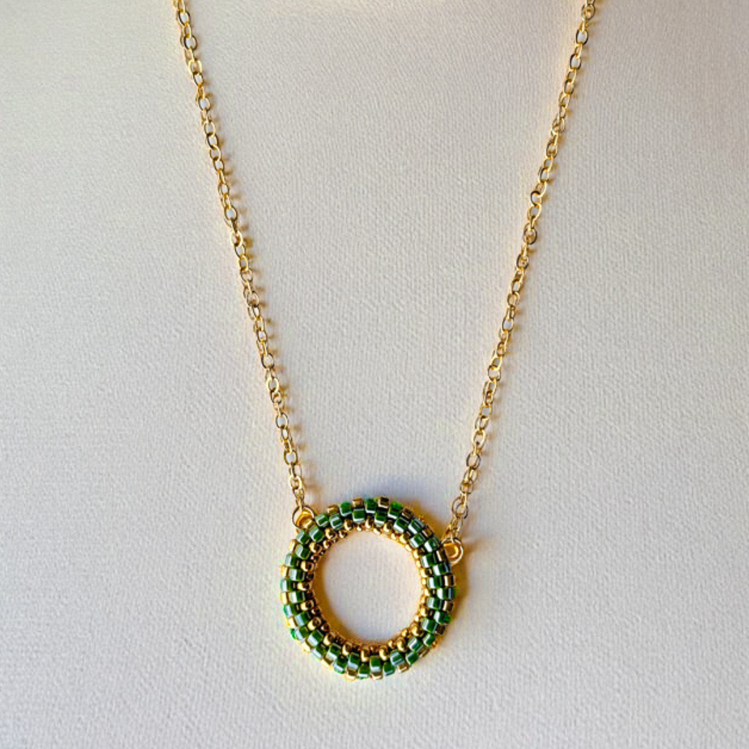 Nyasi Single Hoop Necklace