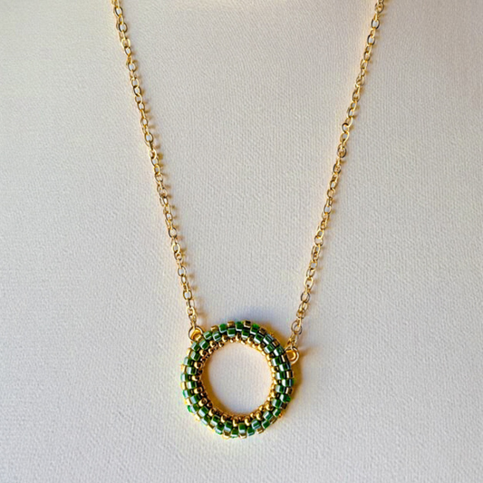 Nyasi Single Hoop Necklace