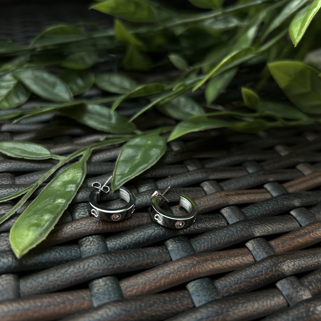 Silver Mini Hoop Earrings