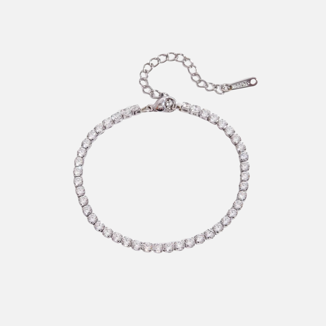 Tennis Bracelet (Silver)