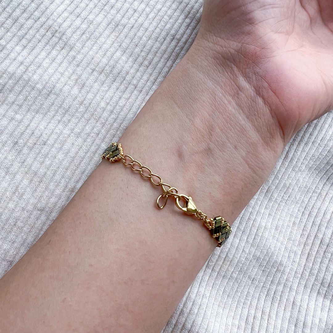 Beaded Bracelet Emerald Mara