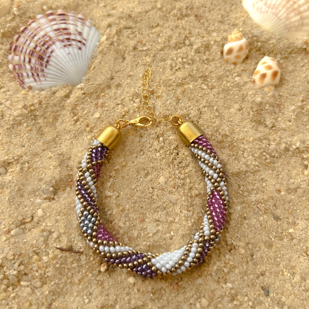 Woven Bracelet Lavender Mini