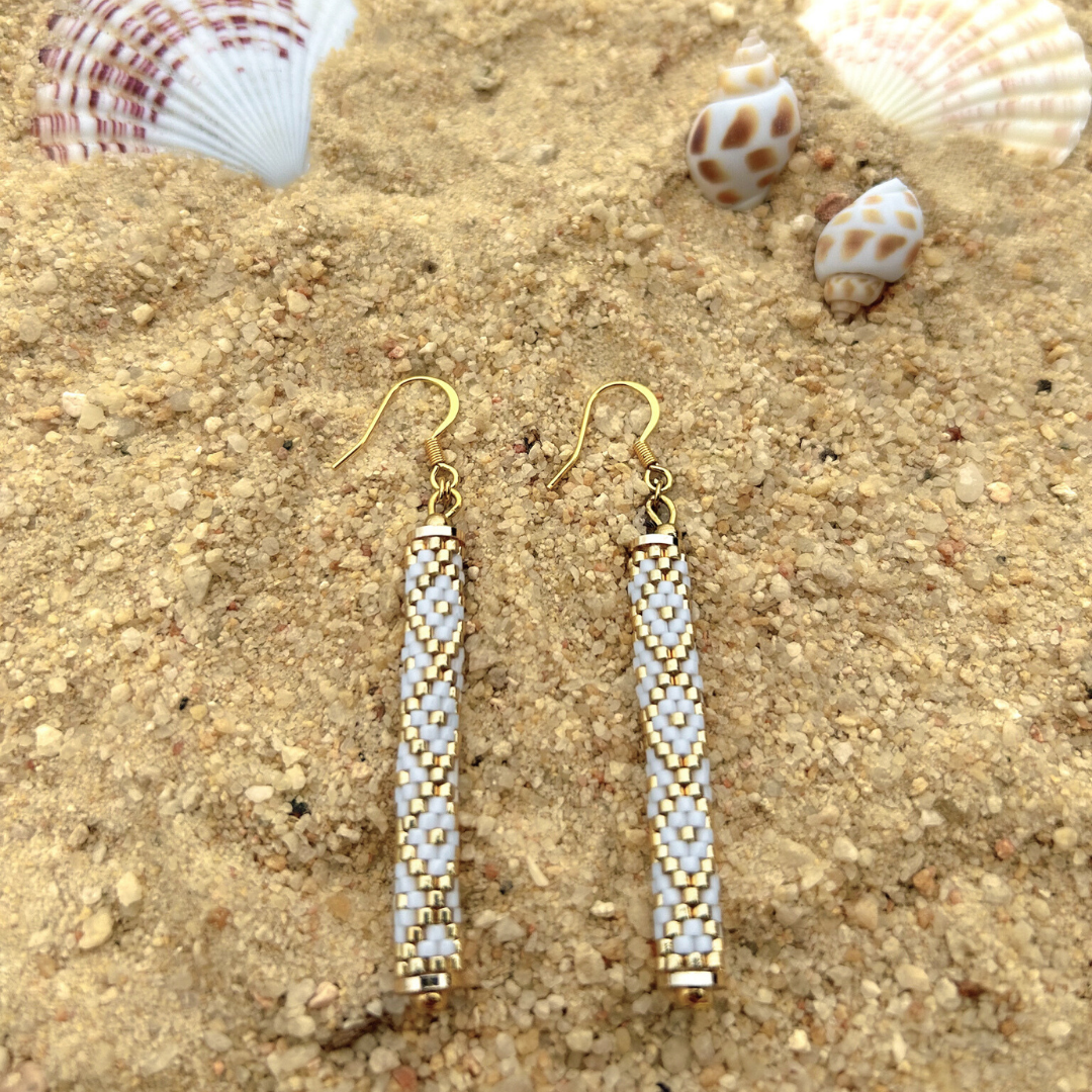 Beaded Nuru Luxe Earrings