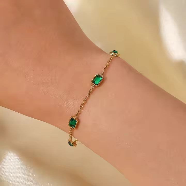 Green Crystal Bracelet