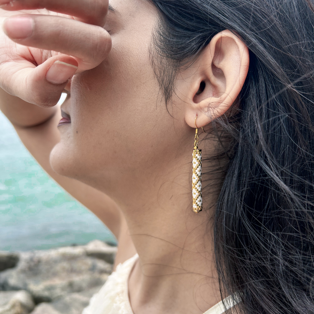 Beaded Nuru Luxe Earrings