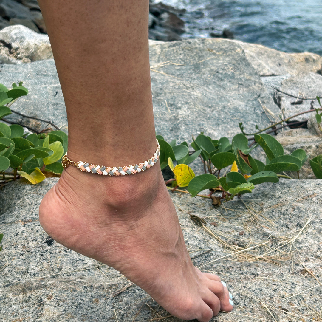 Beaded Anklet Kijivu
