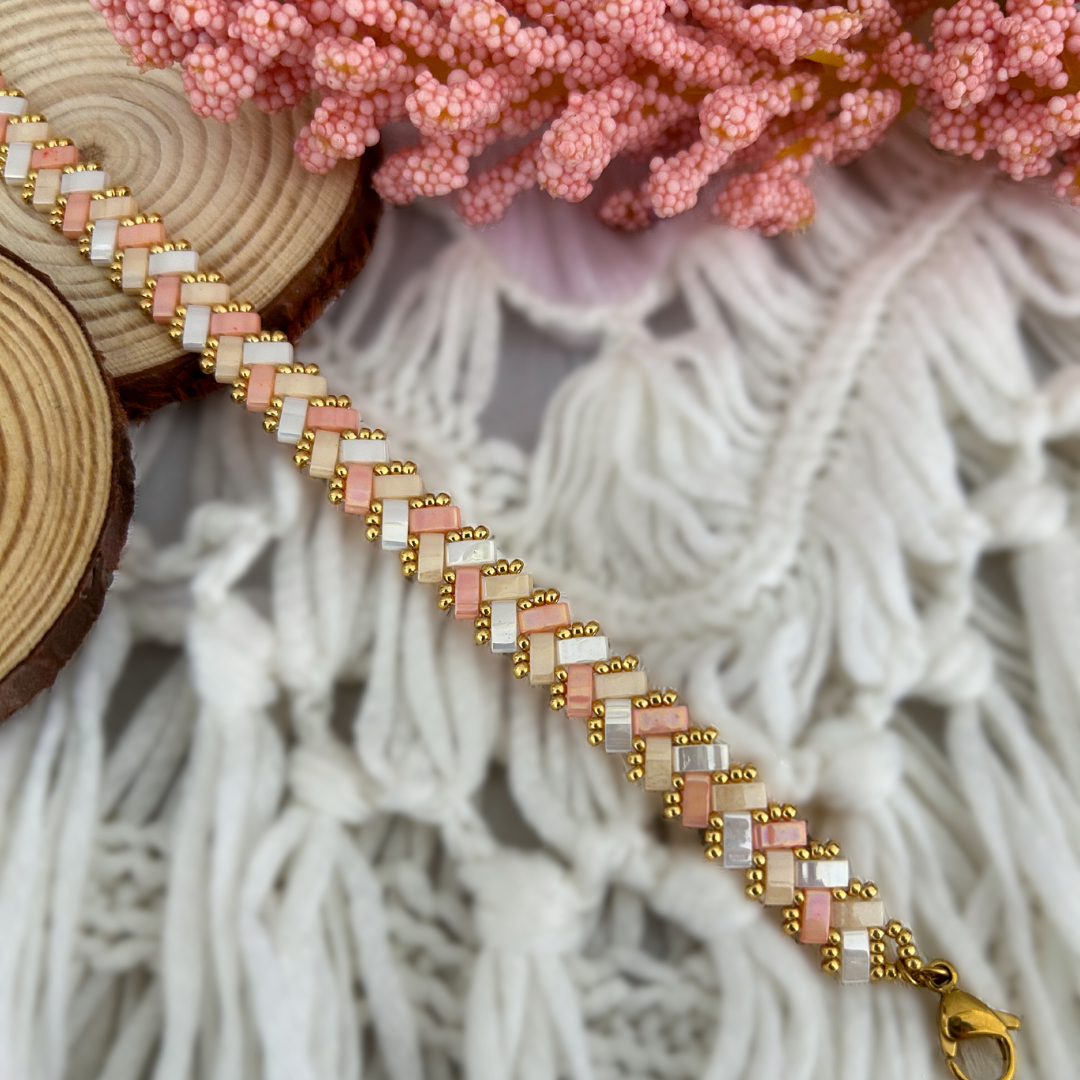 Beaded Bracelet Rose
