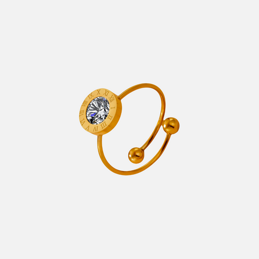 Crystal Dot Ring