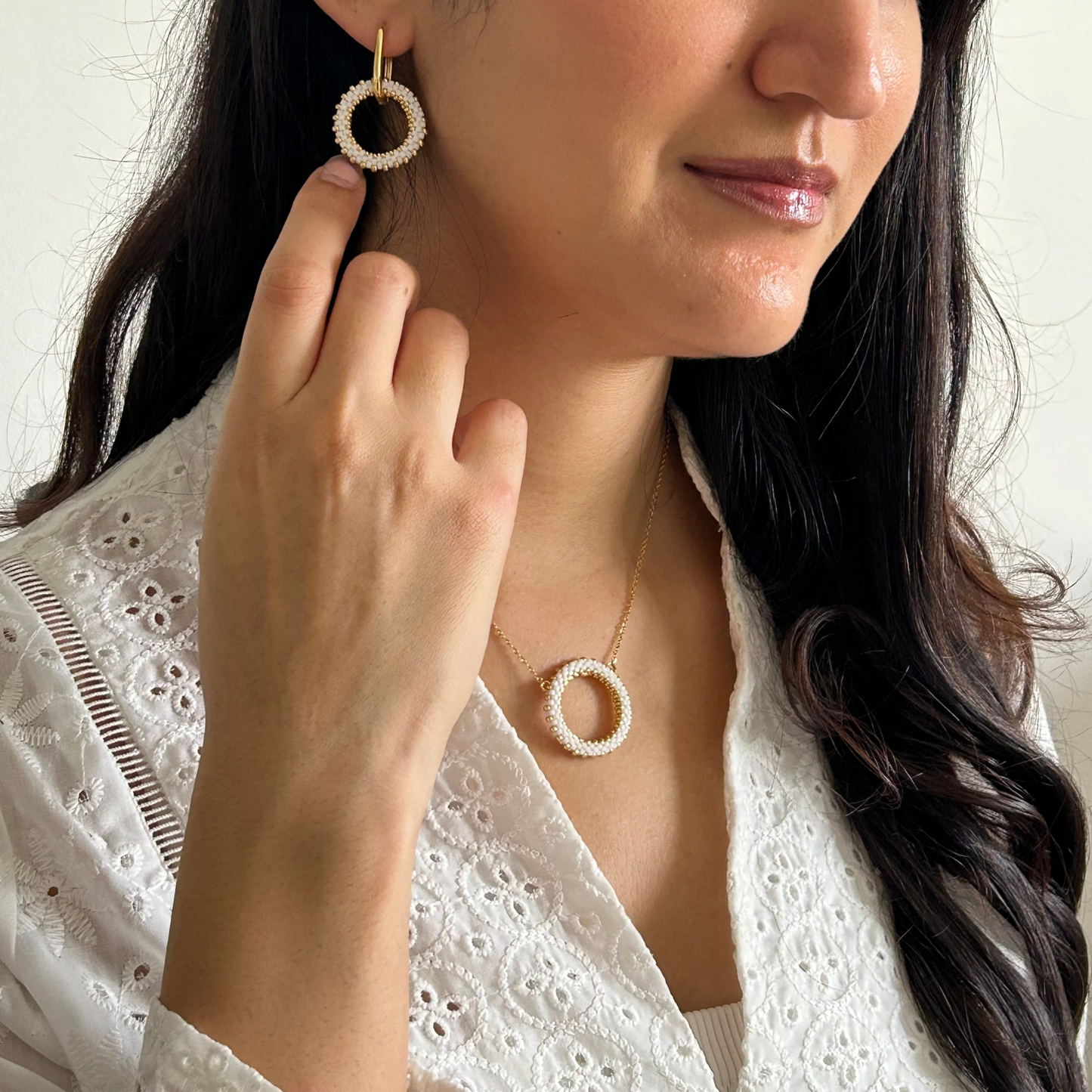 Diani Hoop Necklace