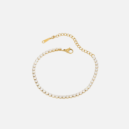 Tennis Bracelet (Gold)