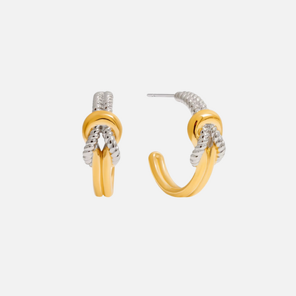 Rope Hoop Earrings