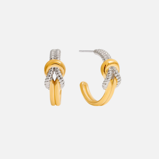 Rope Hoop Earrings