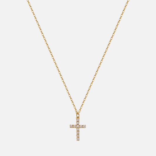 Gold Cross Necklace