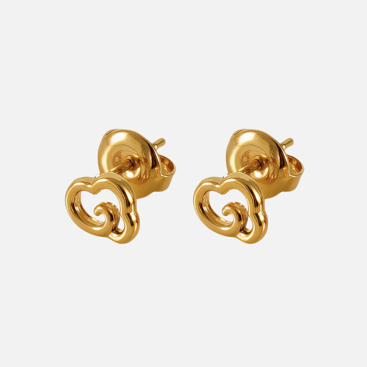 Heart Stud Earrings