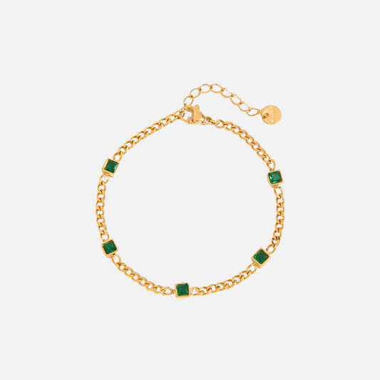 Emerald Link Bracelet