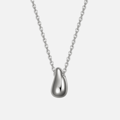 Silver Drop Necklace