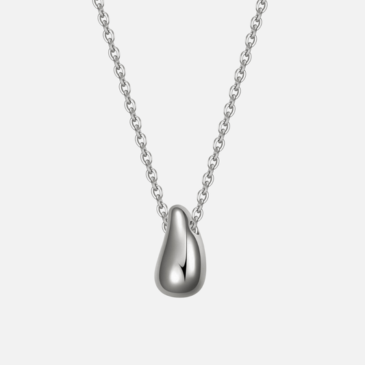 Silver Drop Necklace