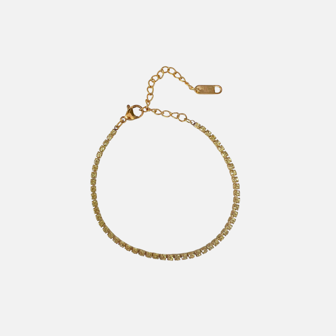 Honey Tennis Bracelet