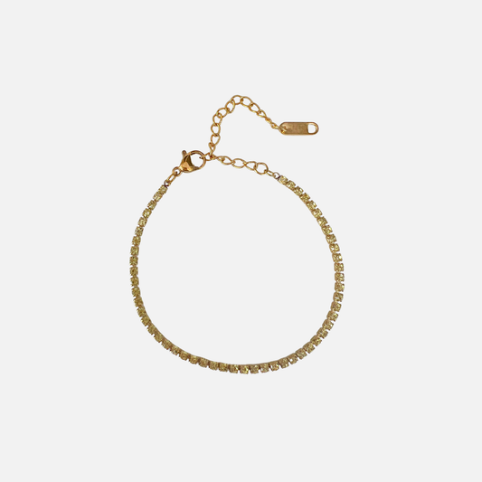 Honey Tennis Bracelet