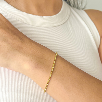 Honey Tennis Bracelet