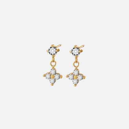 Clover Earrings Gold