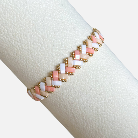 Beaded Bracelet Rose