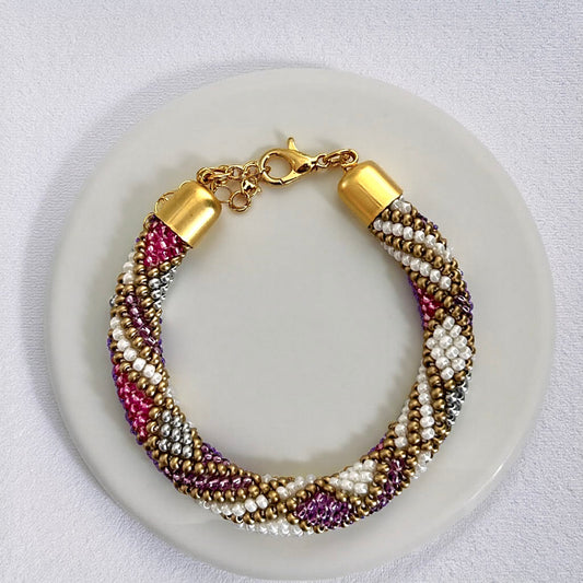 Woven Bracelet Lavender Mini