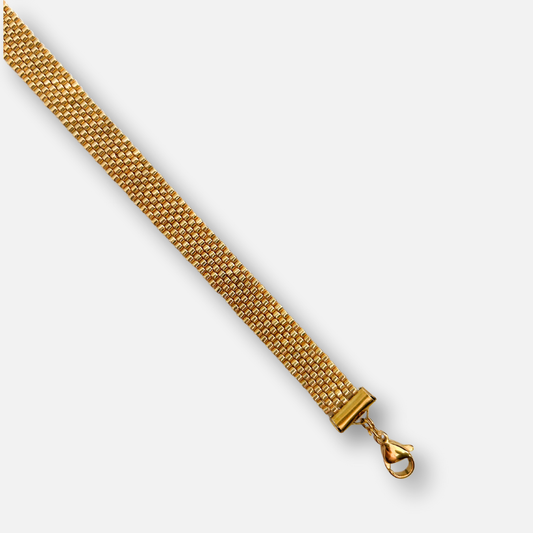Gold Flat Bracelet