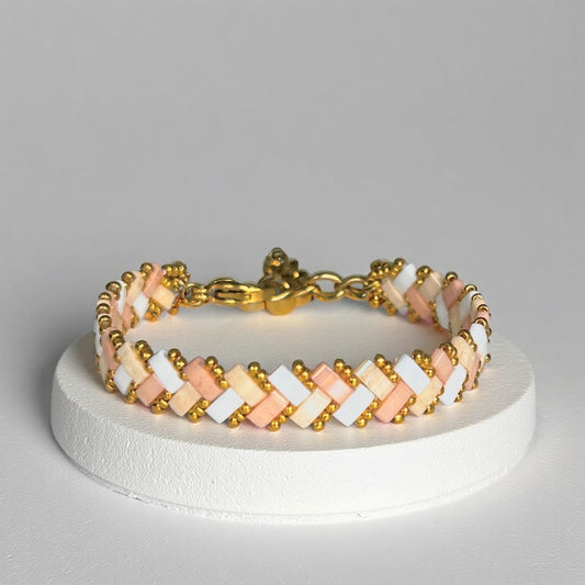 Beaded Bracelet Rose