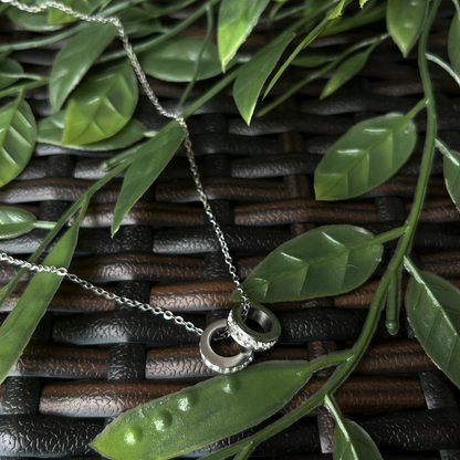 Silver Barrel Necklace