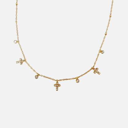 Multiple Cross Necklace