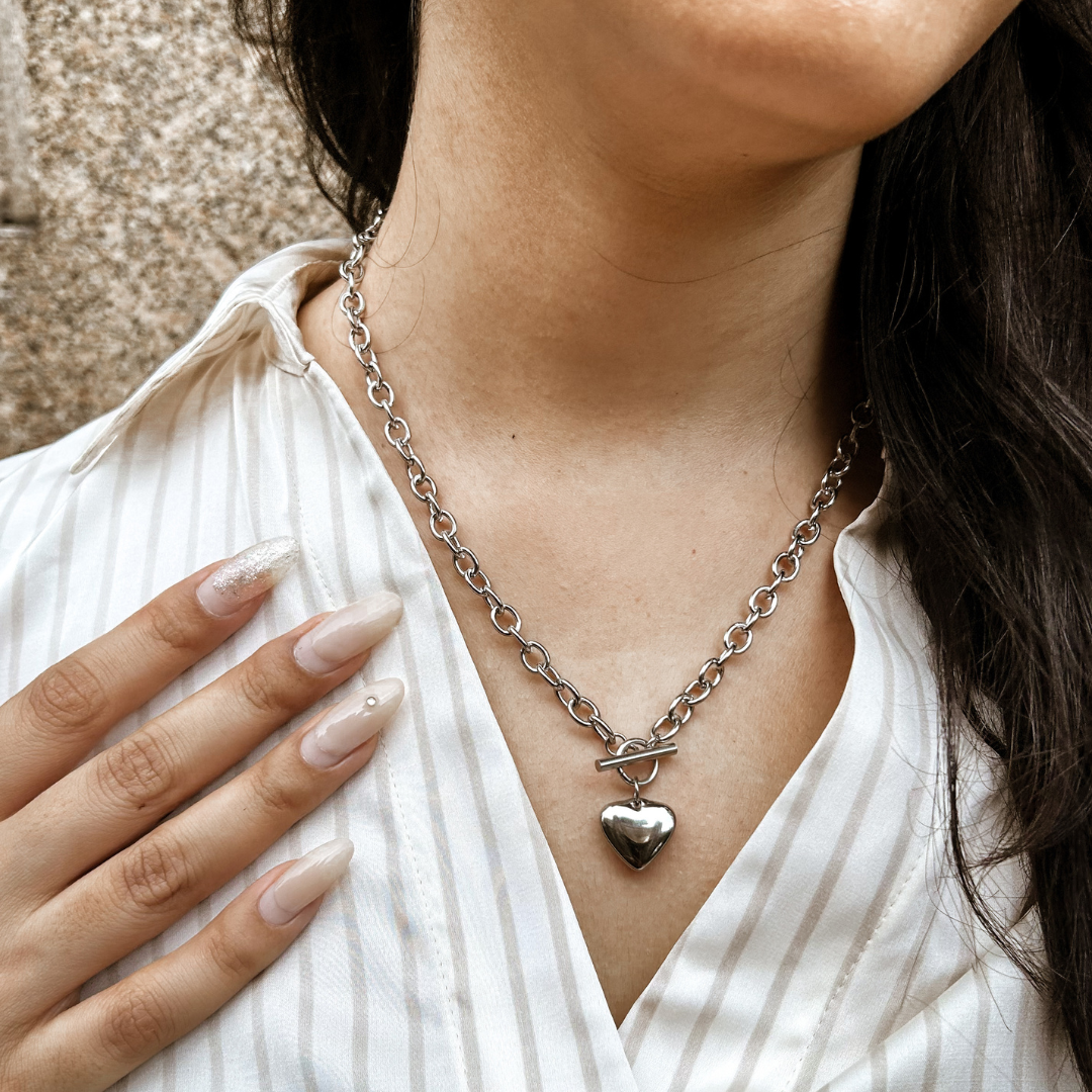 Silver Heart Necklace