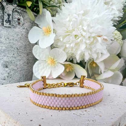 Beaded Bracelet Lilac Serengeti