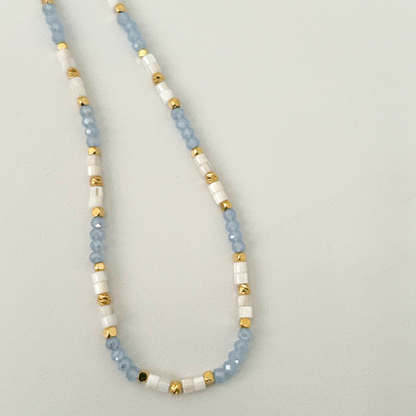 Beaded Crystal Watamu Sea Necklace