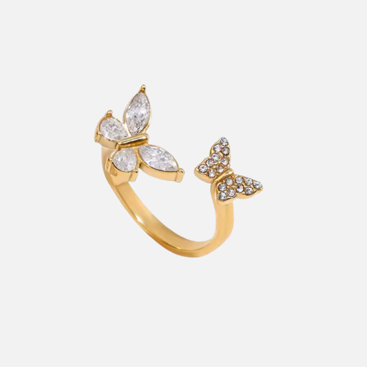 Twin Flutter Ring