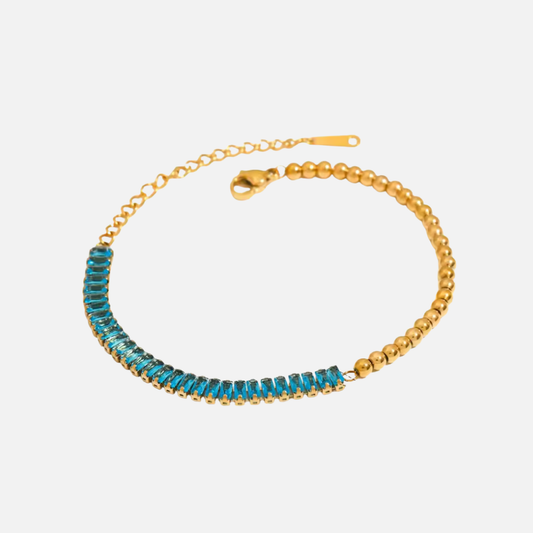 Blue Ball Bracelet