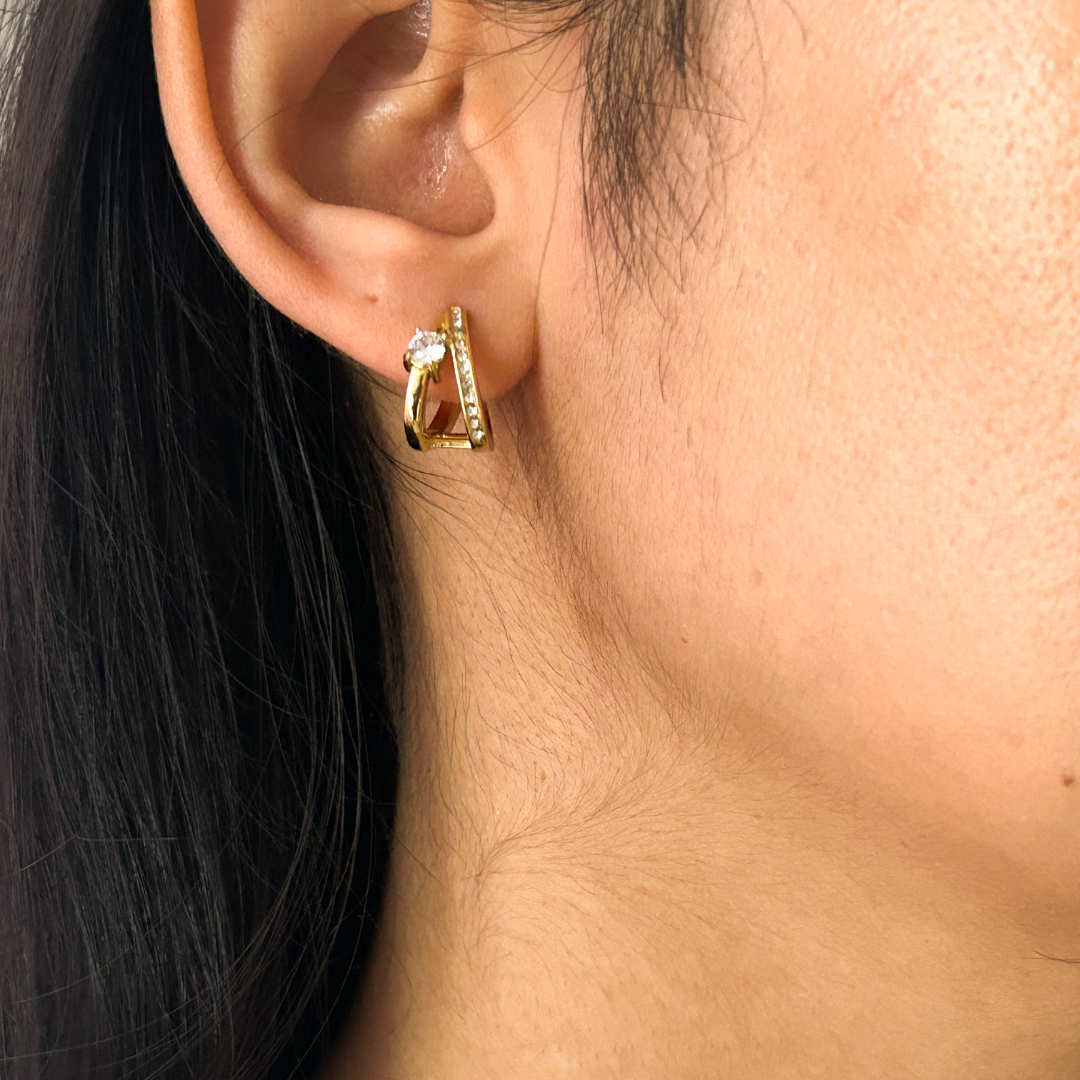 Crystal Prism Earrings