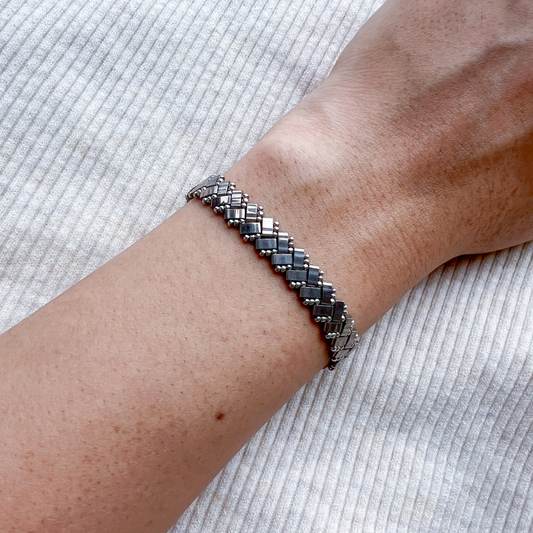 Beaded Bracelet Midnight Shine