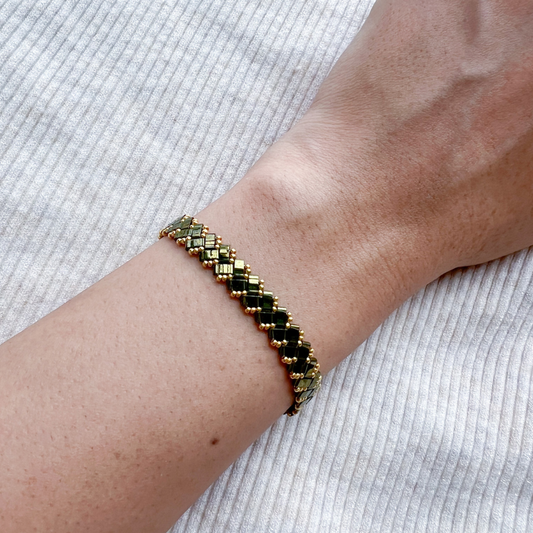 Beaded Bracelet Emerald Mara