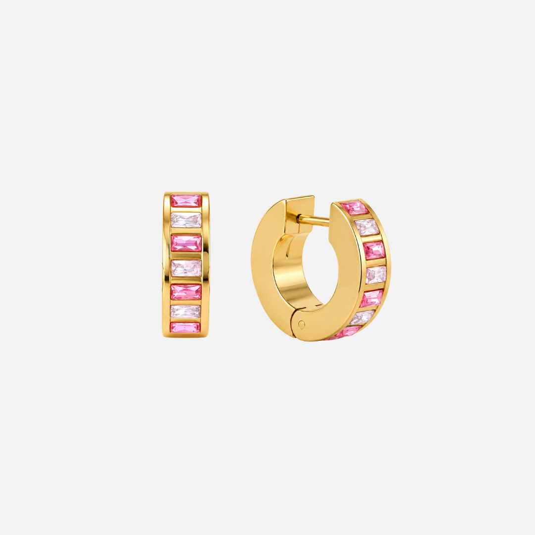 Sol Mini Pink Earrings