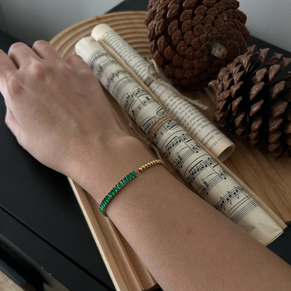 Green Ball Bracelet