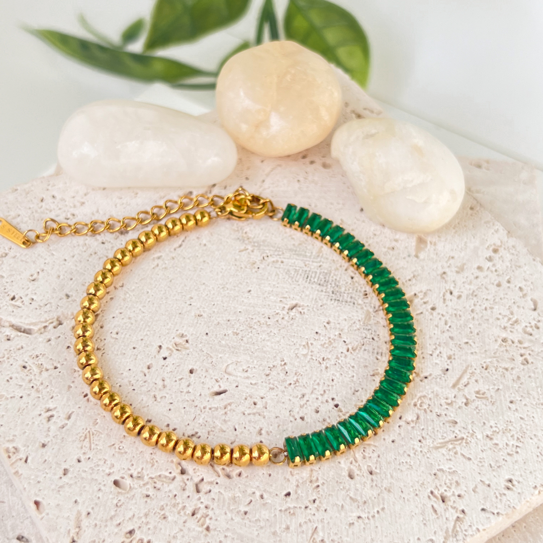 Green Ball Bracelet