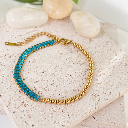Blue Ball Bracelet